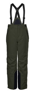 Killtec Winter-Skihose KSW 79 (wasserdicht, atmungsaktiv, PFC-frei, Schneefang, Kantenschutz) dunkelolivgrün Kinder